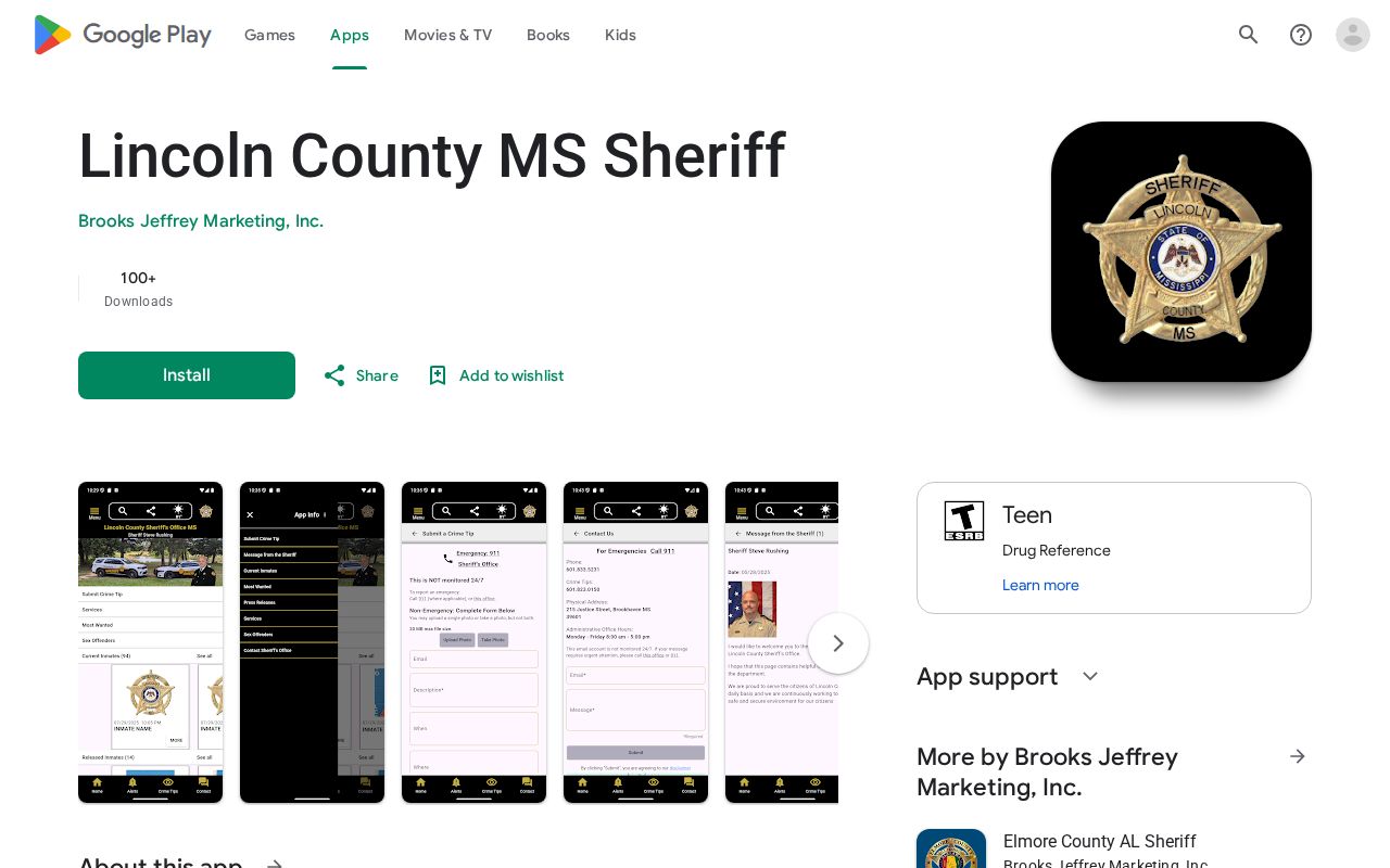 Lincoln County Sheriff app information relevant to recent jail releases