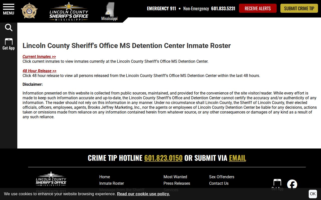 Lincoln County 72-hour release research showing the official 48-hour gateway